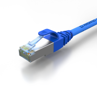 PRO-900S RJ45 Netzwerkkabel S/FTP AWG 27/7 LSOH Blau Cat.7 Datenkabel 0,5m