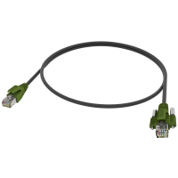 PRO-600M RJ45 SCREWBoot de cable de conexi&oacute;n RJ45 a Cat.6A AWG 26/7 S/FTP Negro TPU