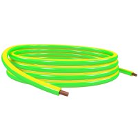 PVC Einzeladerleitung H07V-K 1x2,5mm&sup2; flexibel Gr&uuml;n/Gelb