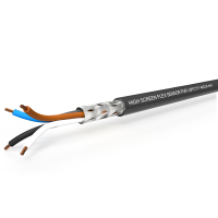 HIGHSCREENFLEX SENSOR PUR LI9YC11Y 4 x 0.34 mm&sup2; sensor actuator cable, shielded, black