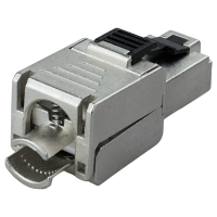 RJ45 plug Cat.6A, shielded ,tool less and field mountable 1