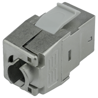 RJ45 Keystone Module Cat.6A shielded tooless with cable...
