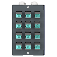 MDB EasyPatch-FO DIN Rail Mounted - 12-Port SC OM3 Simplex, grau