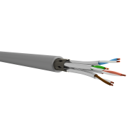 Cable de datos HIGH SCREEN FLEX PUR  Cat.7 S/FTP AWG26/7, gris 20m