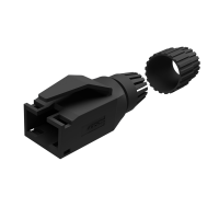 RUGGEDBoot Cable boot with cable gland Black