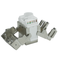 RJ45 Keystone Module Cat.6A shielded with cable gland,...