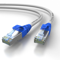 PRO-900S Cable de red  Cat.6A S/FTP AWG 27/7 LSOH gris-azul Cat.7 Cable de datos 1,5m