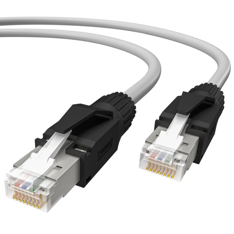 PRO-600R PUR HIGH SCREEN FLEX RJ45 Cat.6A cable de...