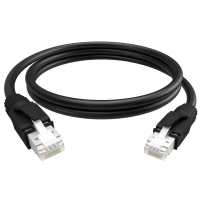 PRO-600R MUD-PRO HIGH SCREEN FLEX RJ45 Cat.6A cable de conexi&oacute;n S/FTP AWG26/7 negro