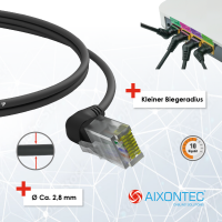 SMARTflex Snake Cat.6A U/UTP Patch Cable AWG32 Black