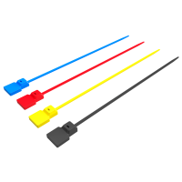 AIXONID NFC Bridas Para Cables, rojas