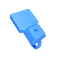 AIXONID NFC Bridas Para Cables, azul