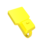 AIXONID NFC Bridas Para Cables, amarillo