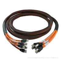 Cable troncal de cobre Cat.6A, paquete de 12 puertos,...