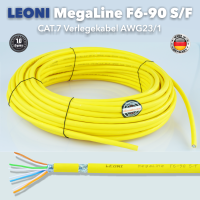 LEONI MegaLine F6-90 Cat.7 S/FTP Verlegekabel AWG23/1 LSOH 15 m