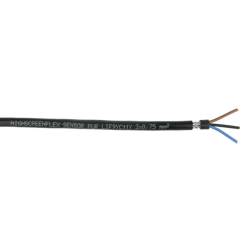 HIGH SCREEN FLEX PUR LIF9YC11Y 3 x 0,75 mm² Cable de...