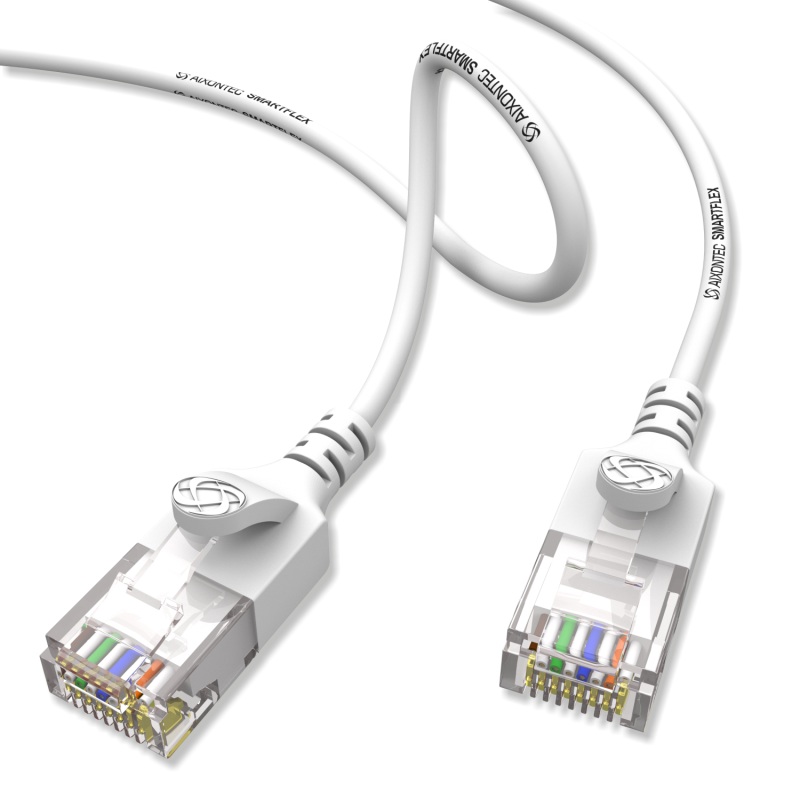 SMARTflex Cat.6 U/UTP Patch cord AWG32  white 2,0m