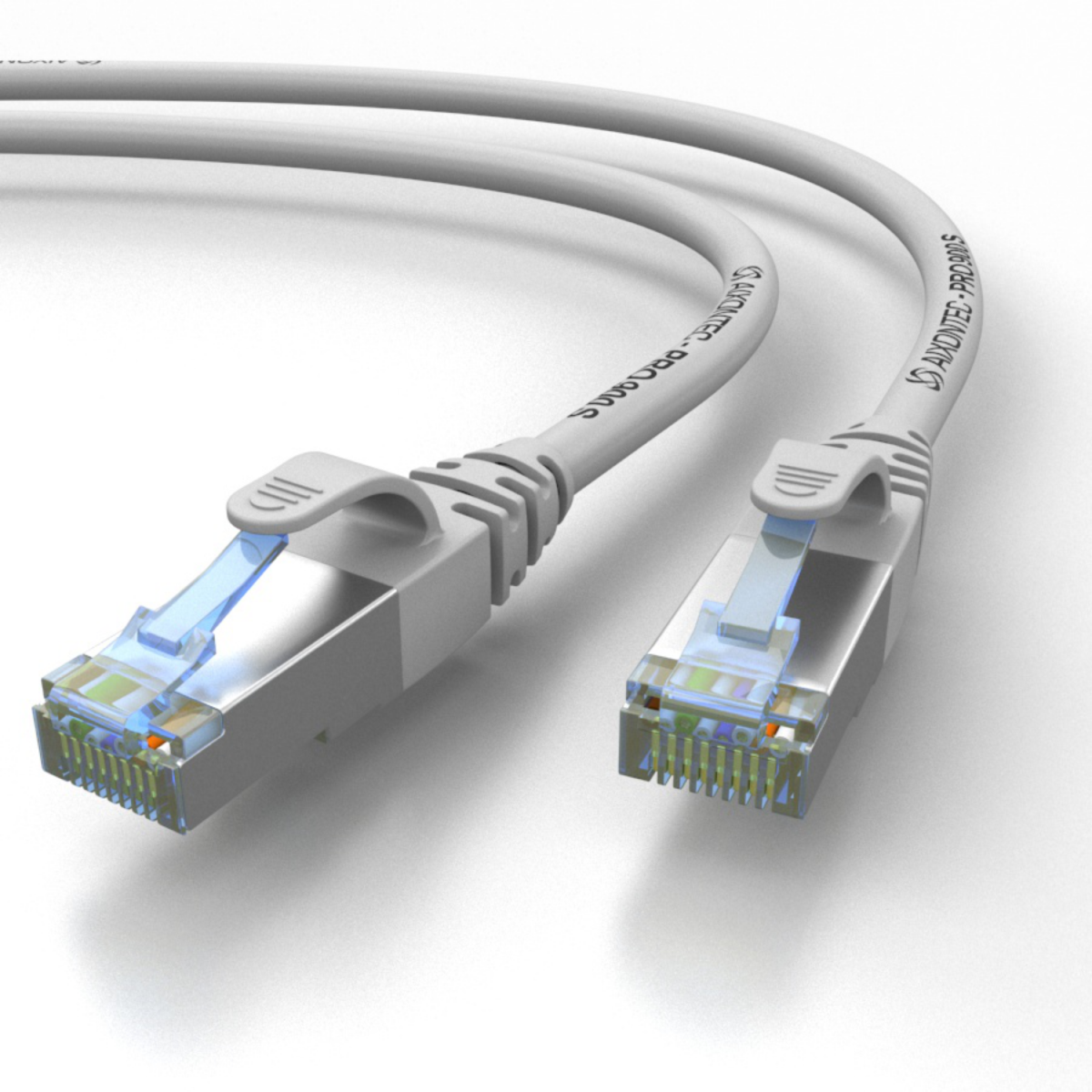 PRO-900S RJ45 Netzwerkkabel S/FTP AWG 27/7 LSOH Grau...