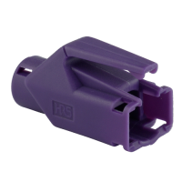 Boquilla de protecci&oacute;n Hirose para conectores TM11/TM21/TM31 con protecci&oacute;n del pestillo lila