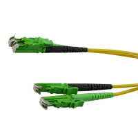 Cable de fibra &oacute;ptica OS2 monomodo E2000 (APC) E2000 (APC) d&uacute;plex 9/125&micro;m  2.8 mm