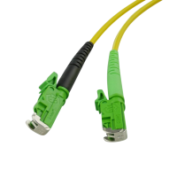 Cable de fibra &oacute;ptica LC- E2000(APC)  d&uacute;plex monomodo 9/125&micro;m OS2 2.8 mm