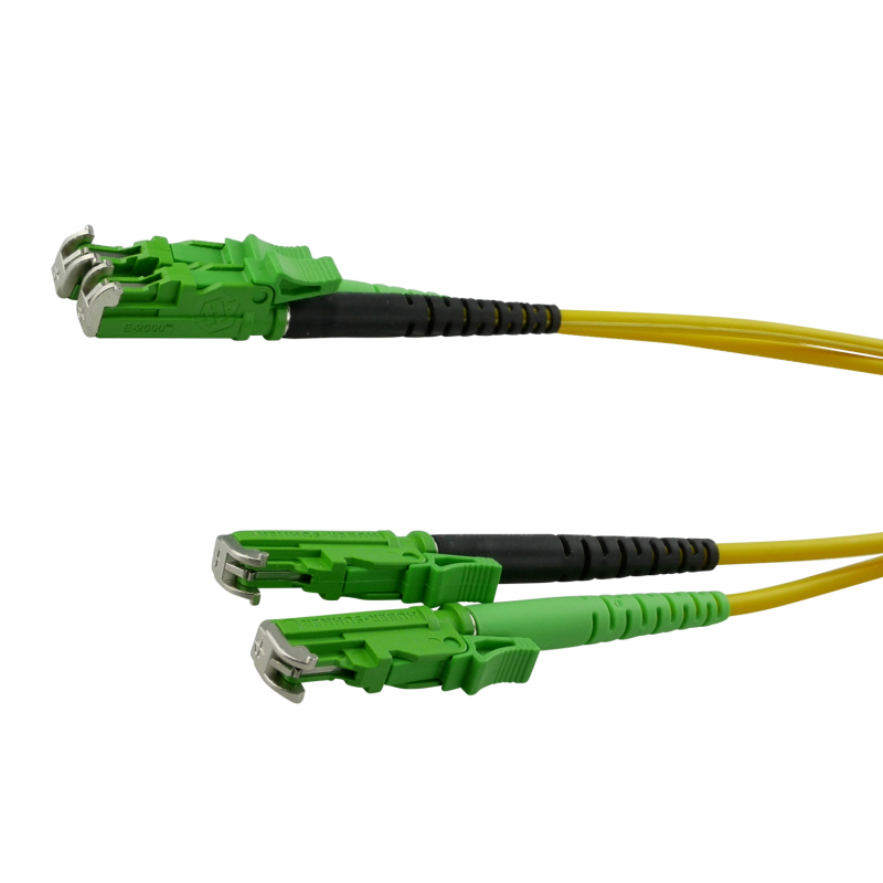 LWL Fibre Optic Patch Cord E2000(APC) - E2000(APC) Duplex...