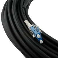 Cable de fibra óptica para exteriores LC/UPC- SC/UPC monomodo OS2 Duplex 6.0mm 20m