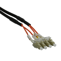 Cable de fibra &oacute;ptica para exteriores LC/UPC- LC/UPC multimodo OM 2 Duplex 6.0mm