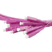 Cable Pigtail OM4 LC/UPC SX 0.9mm LSZH/EAS Violeta 2m
