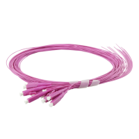 Cable Pigtail OM4 LC/UPC SX 0.9mm LSZH/EAS Violeta