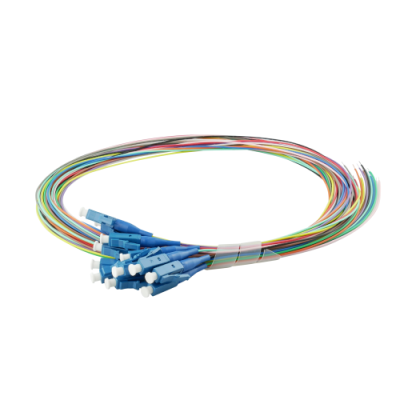 Set cables Pigtails 12-Colores-SM LC/UPC SX 0.9mm LSZH/EAS