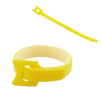Cable ties with drawbar eye yellow