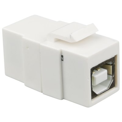 M&oacute;dulo adaptador Keystone USB 2.0 B hembra- B hembra blanco
