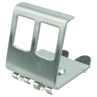DIN rail keystone holder metal