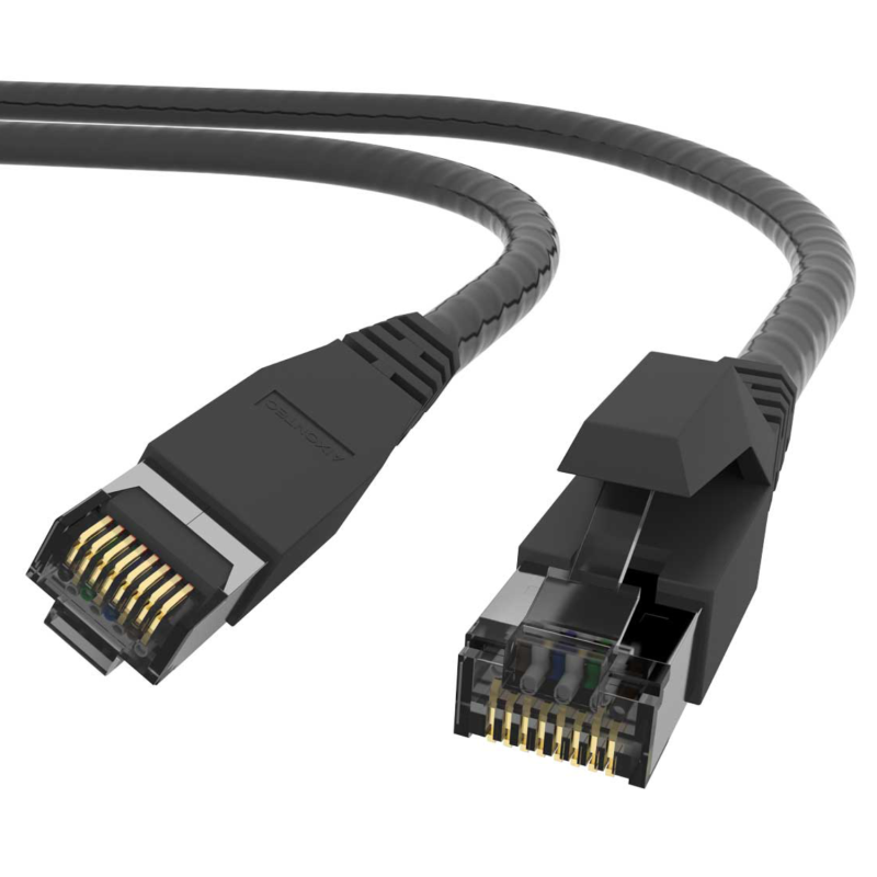 PremiumCord Câble réseau Ethernet LAN & Patch CAT6a S-FTP PIMF RJ45 LSOH AWG 26/7 Gris 1,5 m câble cuivre 100% CU 