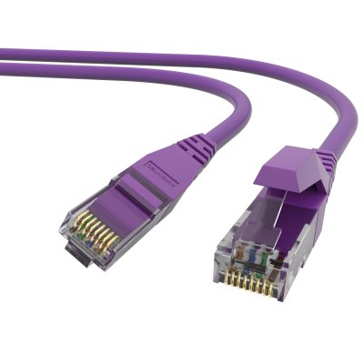 PRO-500M Cable de red Cat.6A U/UTP AWG AWG24/7 LSOH lila