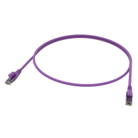 PRO-500M Cat.6A U/UTP RJ45 Patchkabel AWG 24/7 LSOH Lila 1,5m