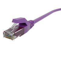 PRO-500M Cable de red Cat.6A U/UTP AWG AWG24/7 LSOH lila 2,0m