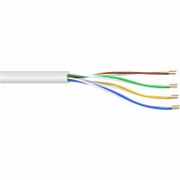 AIXONLAN-500 Cable de datos Cat.6A U/UTP AWG 24/7  flex LSOH blanco