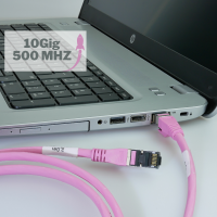 PRO-900M Cable de red Cat.6A S/FTP AWG 27/7 LSOH magenta 2,0m