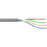 AIXONLAN-300 Cable de datos FLEX Cat.6 U/UTP AWG 24/7 LSOH gris