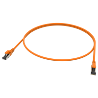 PRO-900M RJ45 Patchcord 10GbE/500 MHz. Cat.7 S/FTP bulk cable LSOH Orange 2,0m-2PACK