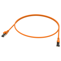 PRO-900M RJ45 Patchkabel 10 GbE/500 MHz. Cat.7 S/FTP Rohkabel LSOH Orange 3,0m-2PACK