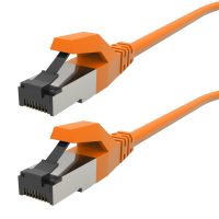 PRO-900M Cable de red Cat.6A S/FTP AWG 27/7 LSOH naranja 1,0m-10PACK