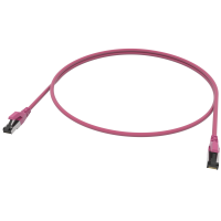 PRO-900M Cable de red Cat.6A S/FTP AWG 27/7 LSOH magenta 0,5m-10PACK