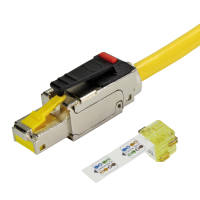 HARTING PreLink Cat.6A RJ45 for AWG 24-22 solid wire industrial plug, shielded