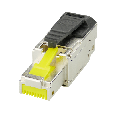 HARTING PreLink Cat.6A PROFINET RJ45 industrial plug for AWG 22-23, shielded