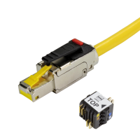 HARTING PreLink Cat.6A PROFINET RJ45 industrial plug for AWG 22-23, shielded 1