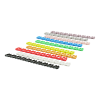 Anillos de colores para marcar cables 4-6 mm 10PACK