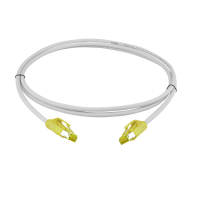 PRO-900M31 RJ45 patch cord 10 GbE/500 MHz. Cat.7 S/FTP balk cable LSOH grey Yellow 1,5m